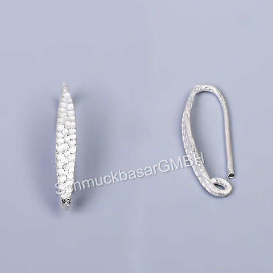 Silver  Earwires (23 x 9 MM)