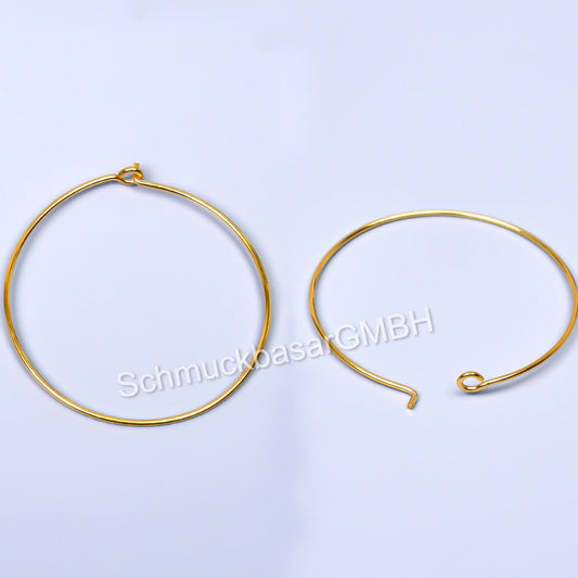 Gold Plated Earwires (15 MM)