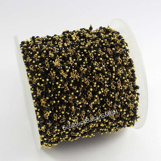 BLACK SPINAL HANGING ROSARY CHAIN ROLL